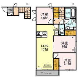 コージィーコート大興Ⅱの物件間取画像